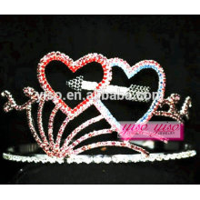 Sweethearts lover crystal hair accessories tiara pour les enfants mignons